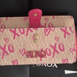 XOXO Pink and Gold Women's Wallet